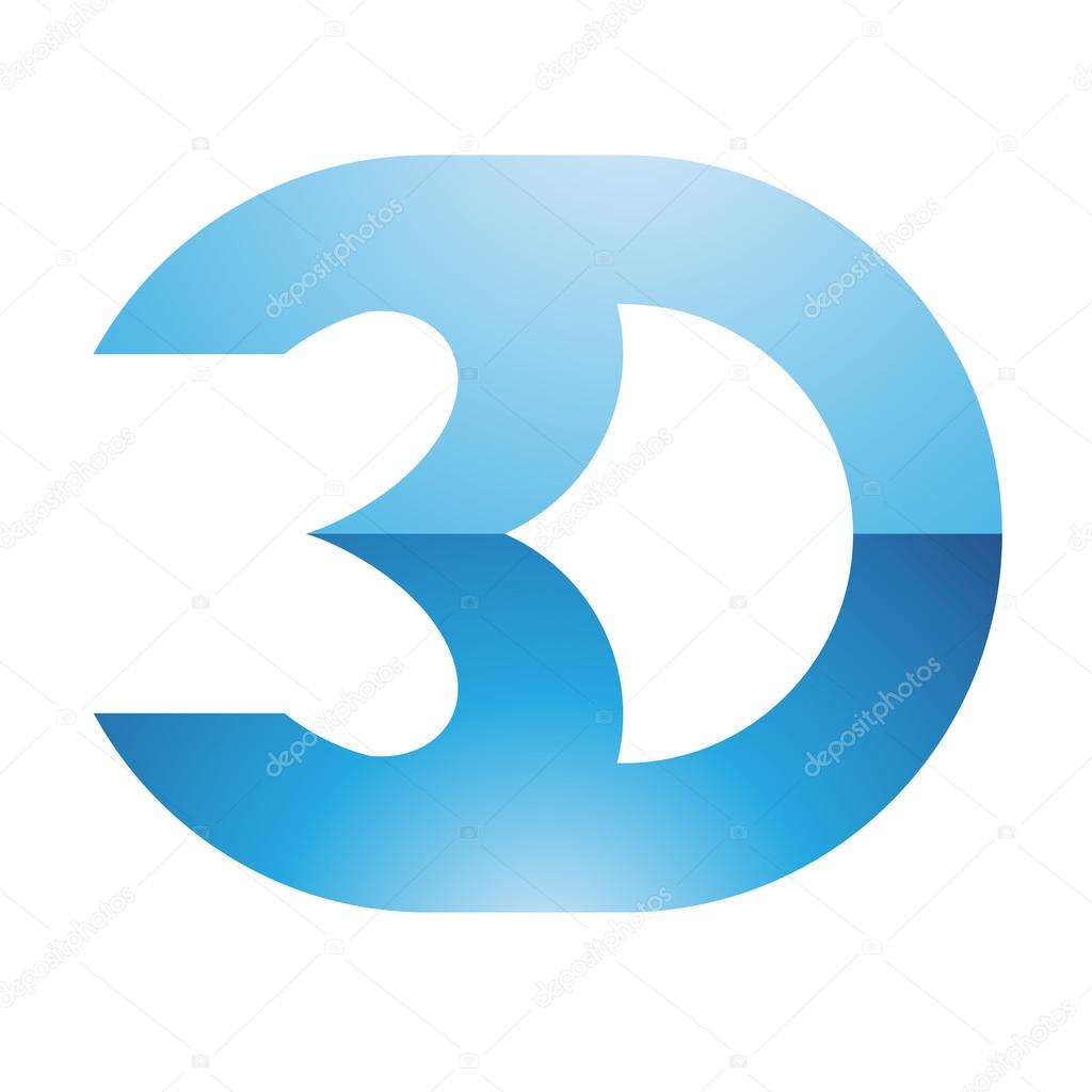 3d Display Technology Symbol