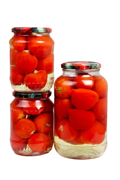 Canned tomatoes — Stock Photo, Image