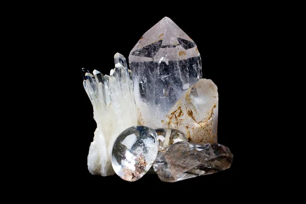 Kuvars kristalleri — Stok fotoğraf