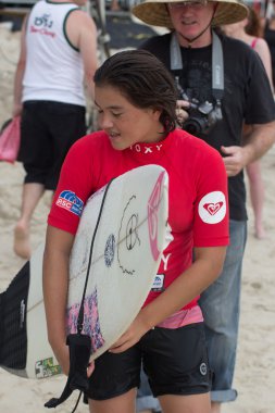 Anissa flynn quiksilver içinde açık phuket Tayland 2012