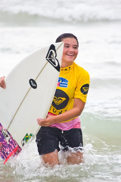 Anissa Flynn em Quiksilver Open Phuket Tailândia 2012 — Fotografia de Stock