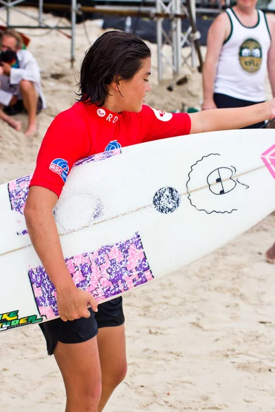 Anissa Flynn in Quiksilver Open Phuket Thailandia 2012 — Foto Stock