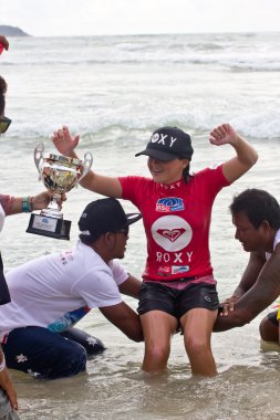 Anissa flynn quiksilver içinde açık phuket Tayland 2012