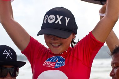 Anissa flynn quiksilver içinde açık phuket Tayland 2012