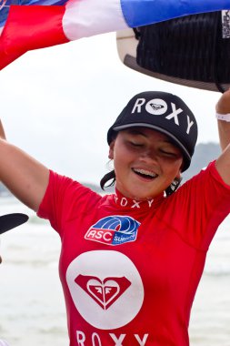 Anissa flynn quiksilver içinde açık phuket Tayland 2012