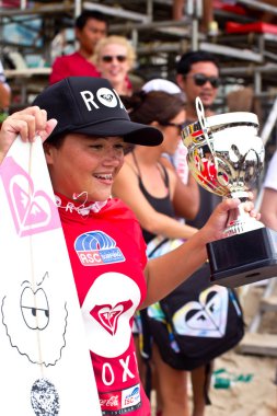 Anissa flynn quiksilver içinde açık phuket Tayland 2012