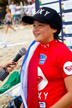 Anissa flynn quiksilver içinde açık phuket Tayland 2012