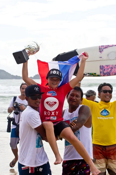 Anissa Flynn in Quiksilver Open Phuket Thailand 2012 — Stock Photo, Image