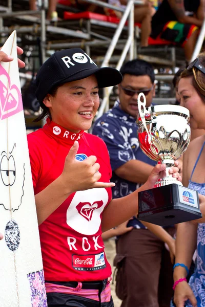 Anissa Flynn em Quiksilver Open Phuket Tailândia 2012 — Fotografia de Stock