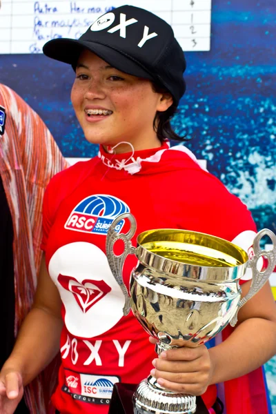 Anissa Flynn di Quiksilver Open Phuket Thailand 2012 — Stok Foto