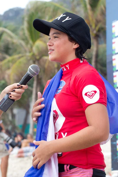 Anissa Flynn em Quiksilver Open Phuket Tailândia 2012 — Fotografia de Stock