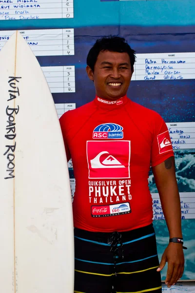 Quiksilver Aberto Phuket Tailândia 2012 — Fotografia de Stock