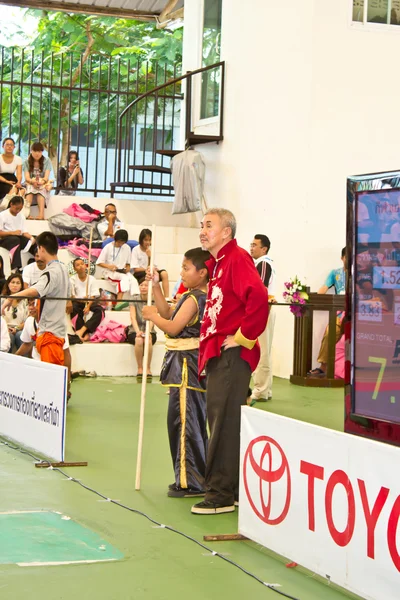Соревнования по ушу на Национальных юношеских играх, Пхукет 2012 — стоковое фото