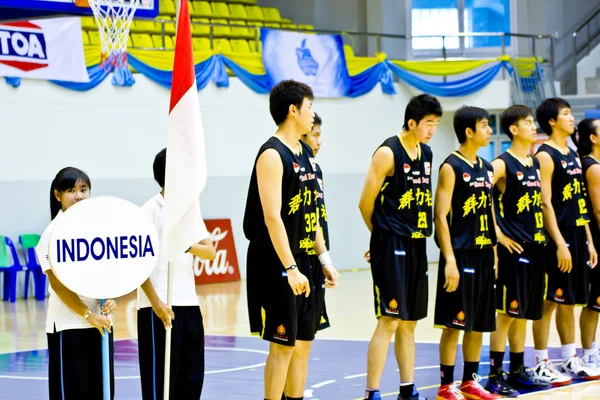 CLS Caballeros de Indonesia en Baloncesto TOA Tailandia Campeonato Abierto de Phuket 2012 —  Fotos de Stock
