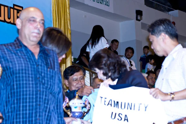 Team Unity dos EUA conquistando uma medalha de ouro no TOA Thailand Open 2012 Phuket Championship — Fotografia de Stock