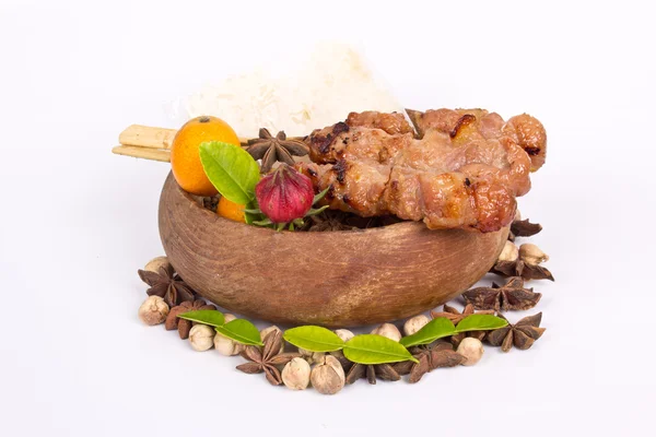 Porc grillé style thaïlandais — Photo