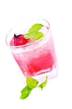 Roselle suyu ile kurutulmuş roselle çiçek