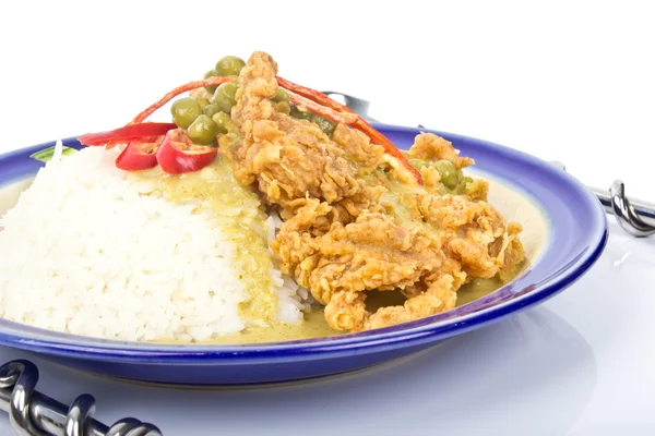 Kurczak w zielonym curry — Zdjęcie stockowe