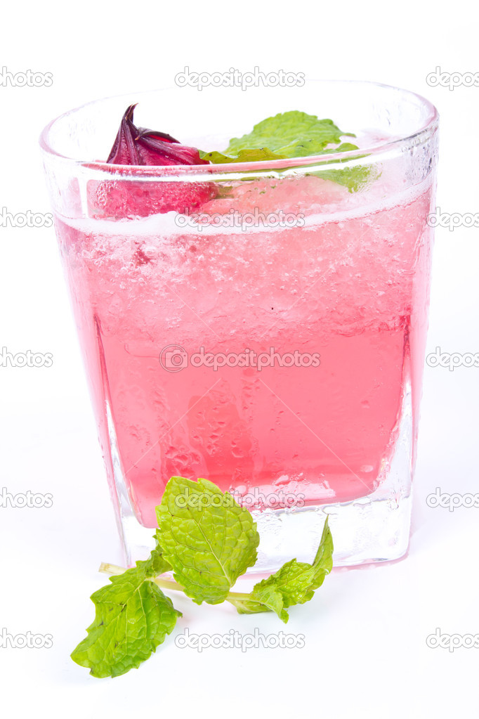 Strawberry cocktail with crushed ice Stock Photo by ©wonderisland 13291167