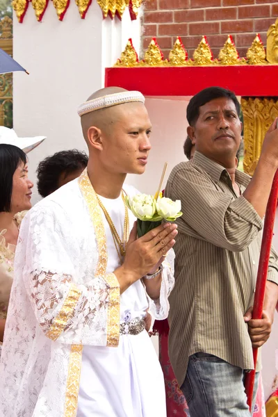 Buddhist ordination ceremony — Stock Photo, Image