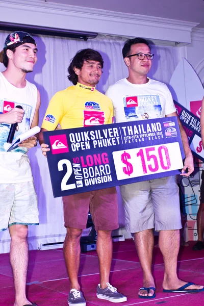 Серебро Открытого чемпионата Таиланда по теннису 2012 года — стоковое фото