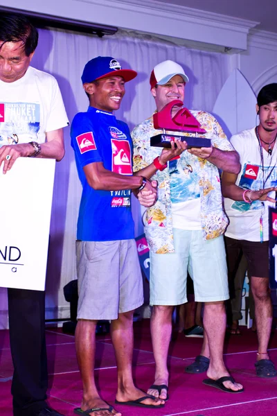 Серебро Открытого чемпионата Таиланда по теннису 2012 года — стоковое фото