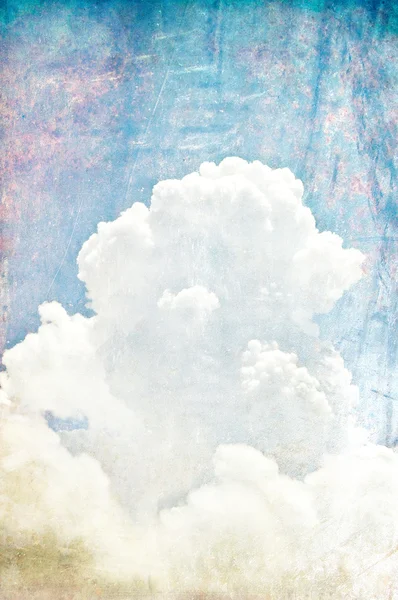 배경에 대 한 레트로 푸른 하늘 — 스톡 사진