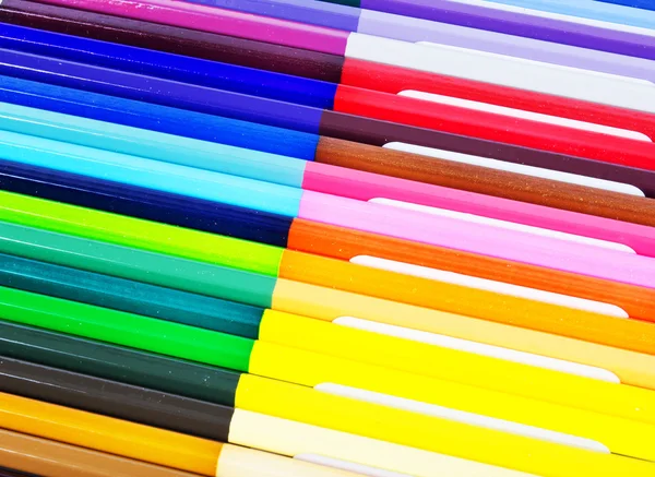 Many color of color pencils — Stock Photo, Image