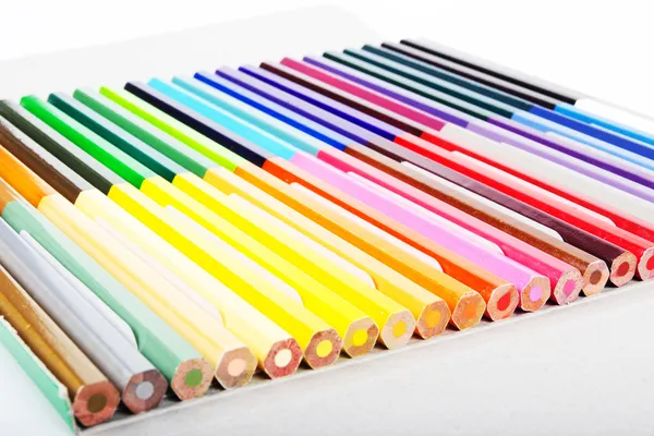 Many color of color pencils — Stock Photo, Image