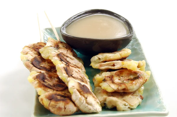 Baked bananas — Stock Photo, Image