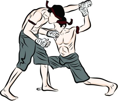 Tay dövüş sanatları ve Tay muay boran el çekilmiş