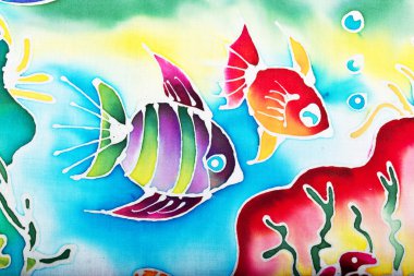 Yerel phuket batik desen