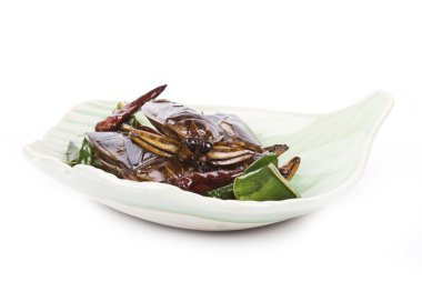 Çıtır çıtır kızarmış böcekler