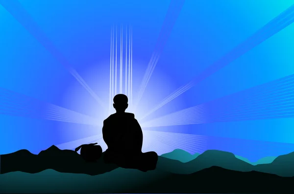 Streszczenie medytacji — Zdjęcie stockowe