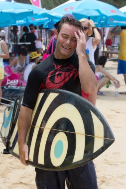 Kata beach, phuket Tayland - 6 Eylül: tanımlanamayan particip