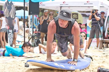 Kata beach, phuket Tayland - 6 Eylül: tanımlanamayan particip