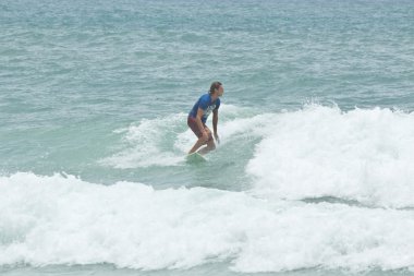 Kata beach, phuket Tayland - 6 Eylül: tanımlanamayan particip