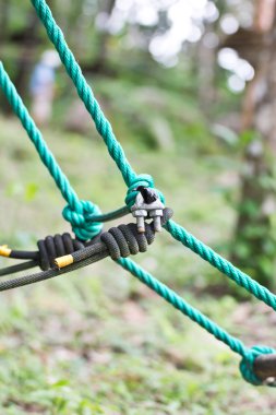 spor malzemeleri için ip parkuru