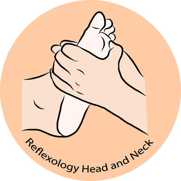 Dibuja a mano Reflexología — Vector de stock