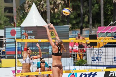 Phuket, Tayland - 29 Ekim: tanımlanamayan Rusya ve Japonya pla