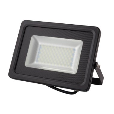 Açık hava endüstriyel güçlü siyah LED lamba logo olmadan beyaz izole bir arka plan