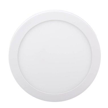 güçlü yuvarlak yüzey üzerine monte LED lamba beyaz izole arka planda logo olmadan tavana monte etmek için