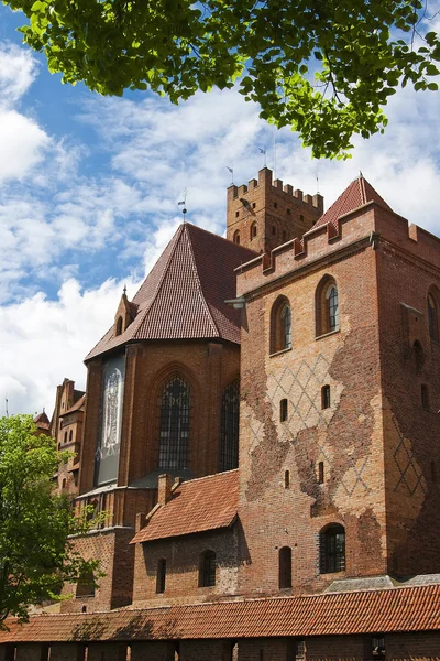 Biserica Preasfintei Fecioare Maria din Castelul Malbork — Fotografie, imagine de stoc