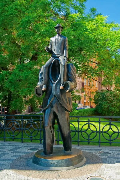 Monumento de franz kafka — Fotografia de Stock