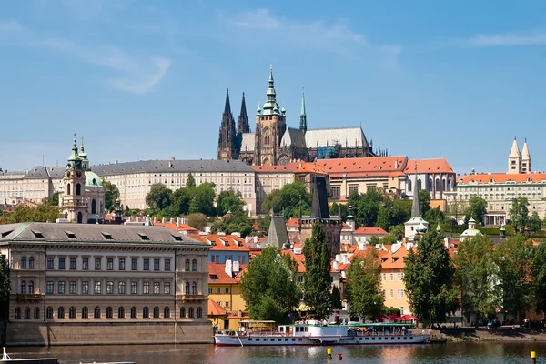View from the right bank of the Vltava — Stock Photo, Image