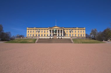 Oslo 'daki kraliyet sarayı
