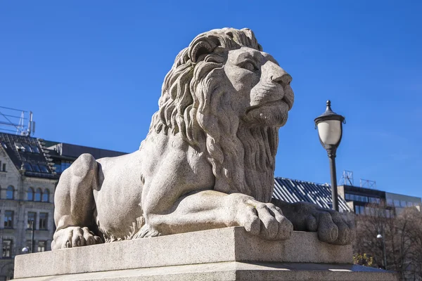 Statua di un leone — Foto Stock