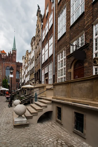 Oude straat — Stockfoto