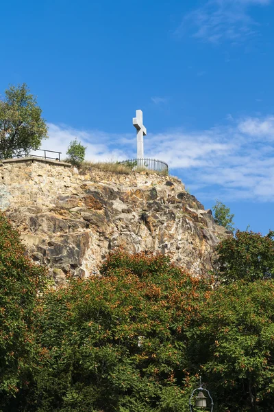 Memorial cross in Budapest — Stock Photo, Image