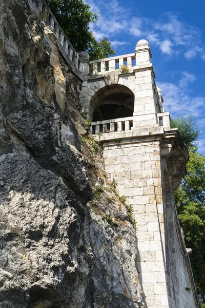 Detail of the staircase to the Gellert Hill — Stock Photo, Image